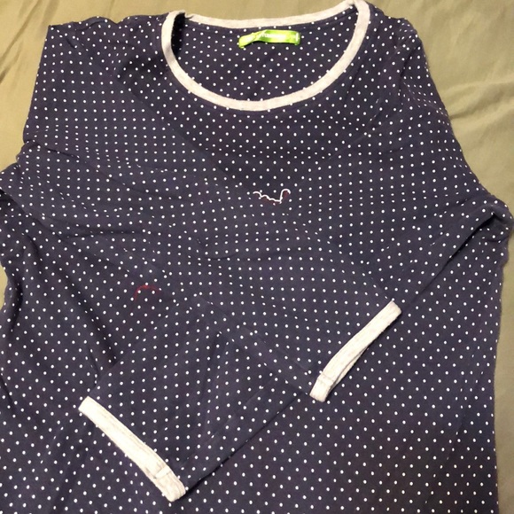 Long Sleeves Cotton Cat Figure Sleepshirt - Picture 4 of 7